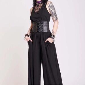 Mushroom Embroidered Halter Romper Jumpsuit